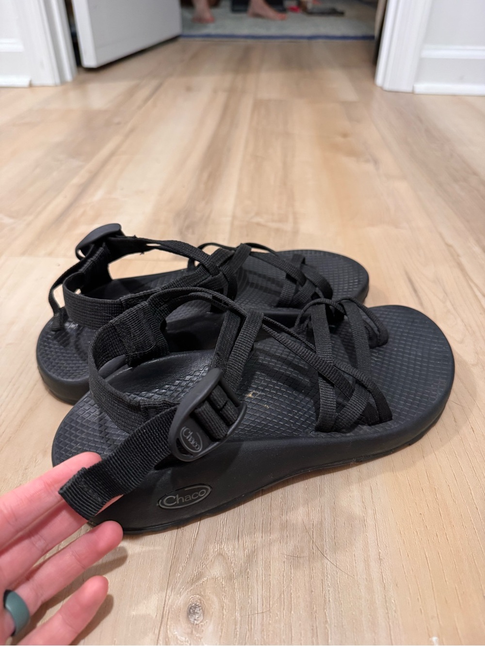Chaco Women’s Black Strappy Outdoor Sandals